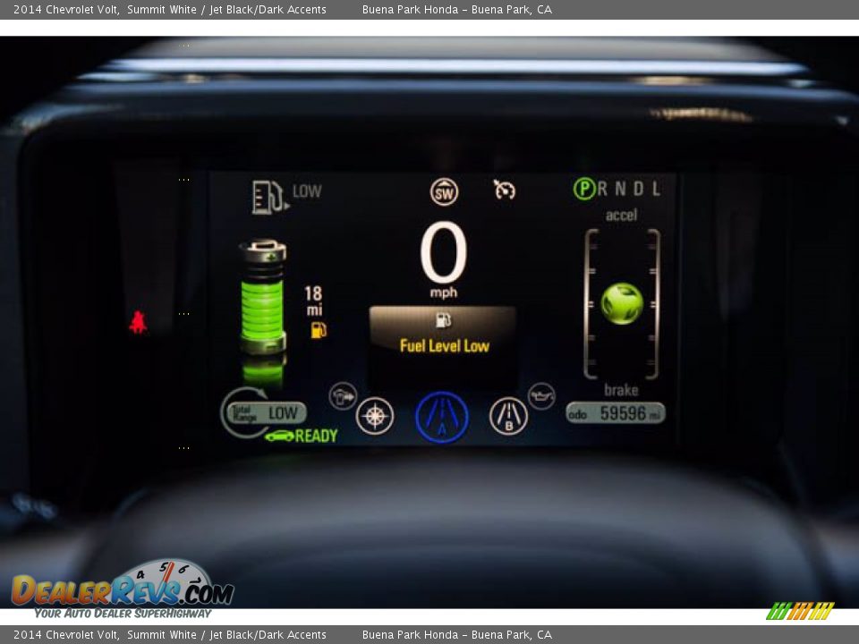 2014 Chevrolet Volt Summit White / Jet Black/Dark Accents Photo #25