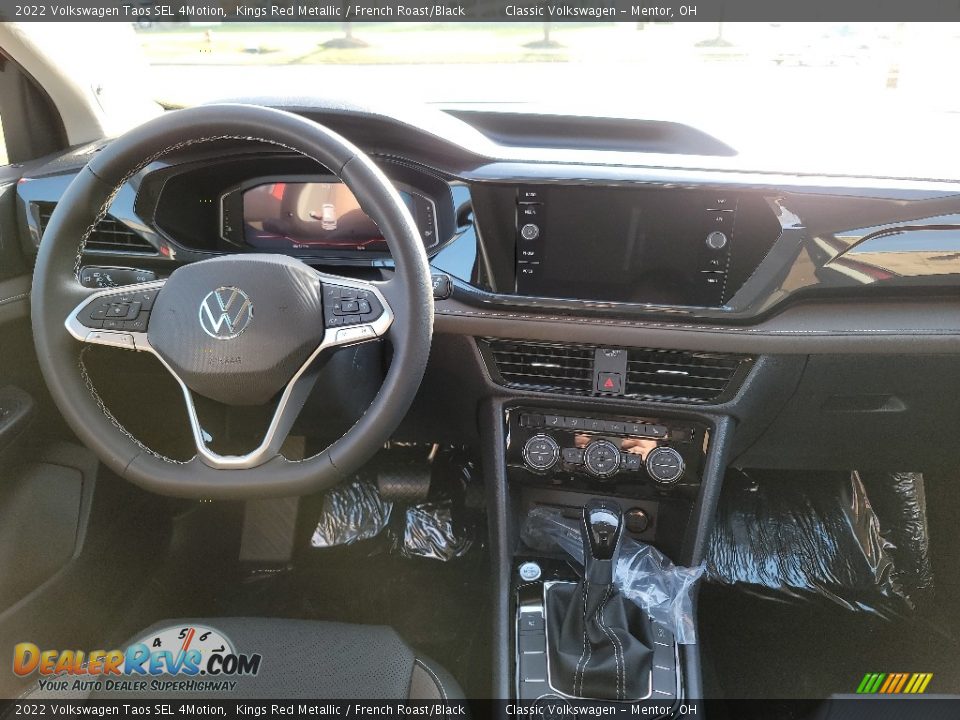 2022 Volkswagen Taos SEL 4Motion Kings Red Metallic / French Roast/Black Photo #4