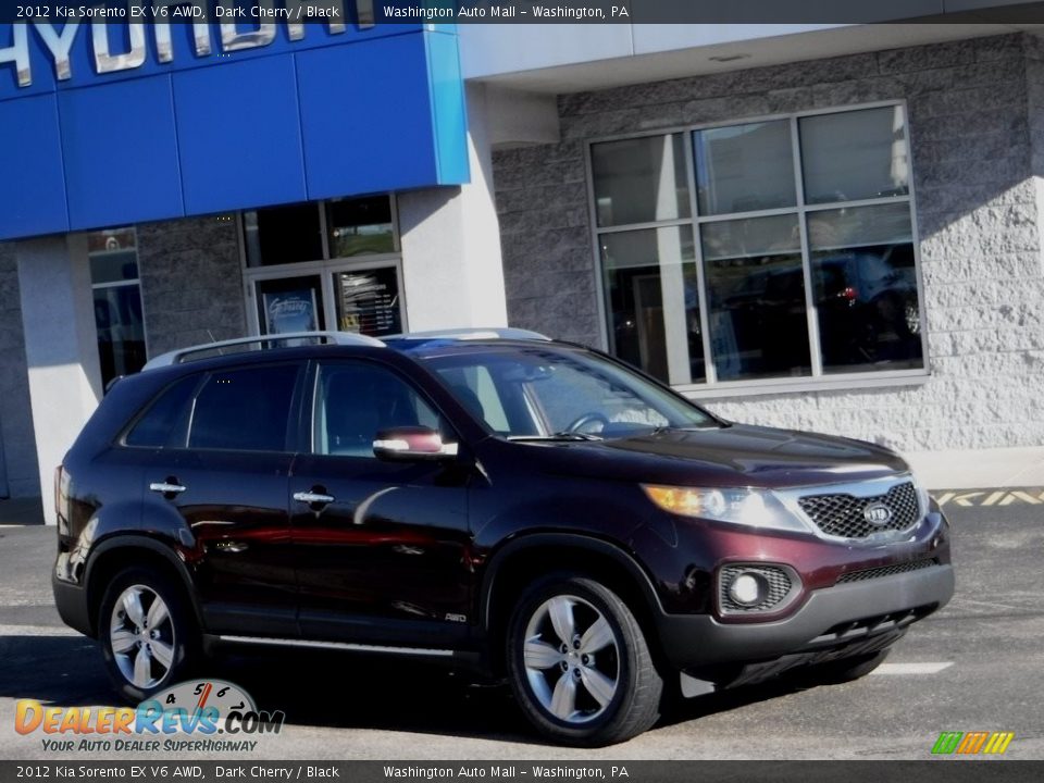 2012 Kia Sorento EX V6 AWD Dark Cherry / Black Photo #1