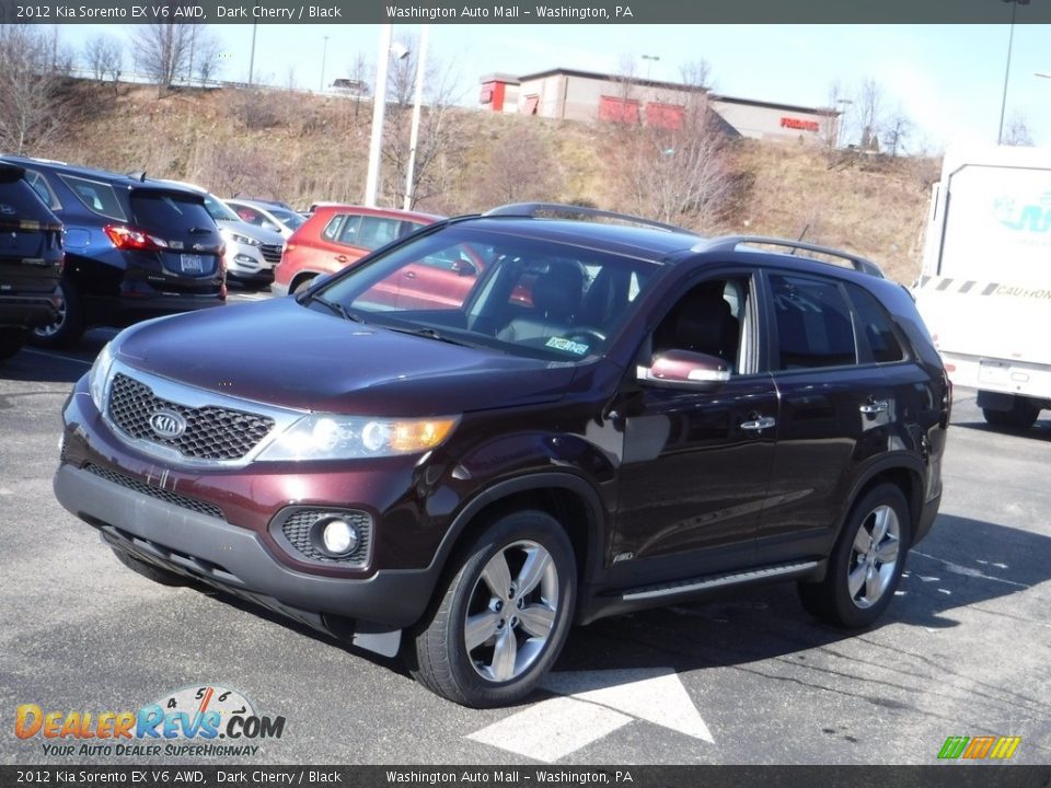 2012 Kia Sorento EX V6 AWD Dark Cherry / Black Photo #5