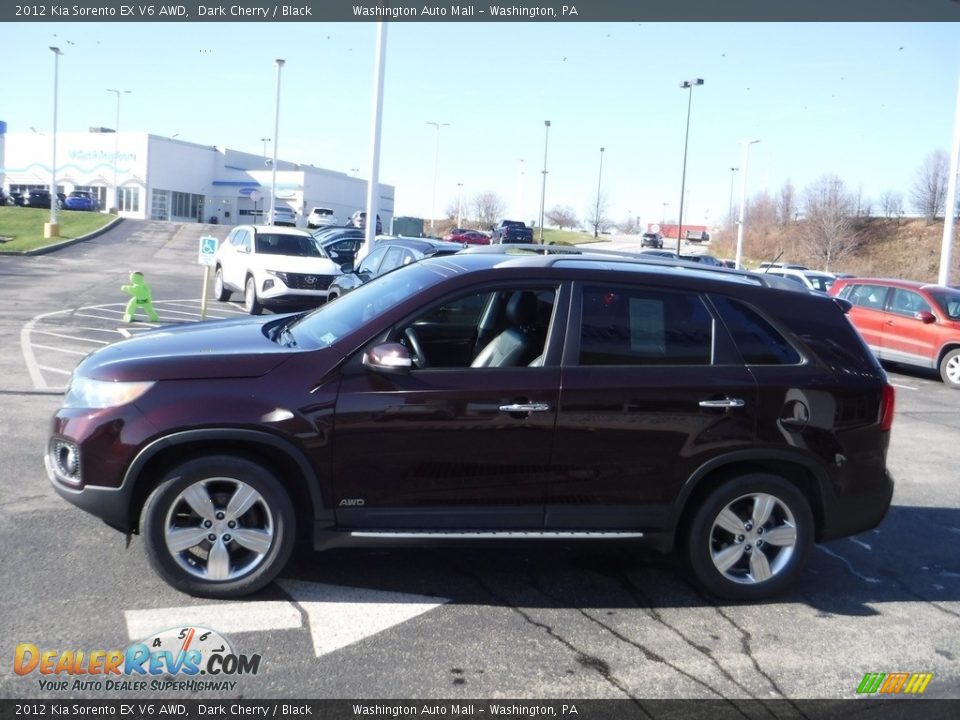 2012 Kia Sorento EX V6 AWD Dark Cherry / Black Photo #6