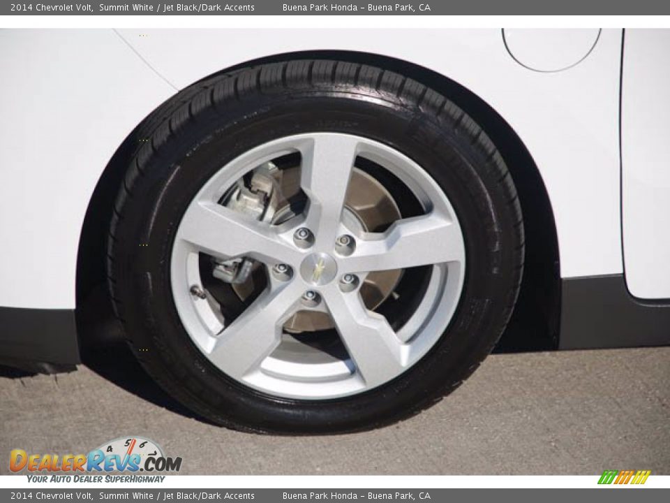 2014 Chevrolet Volt Summit White / Jet Black/Dark Accents Photo #35