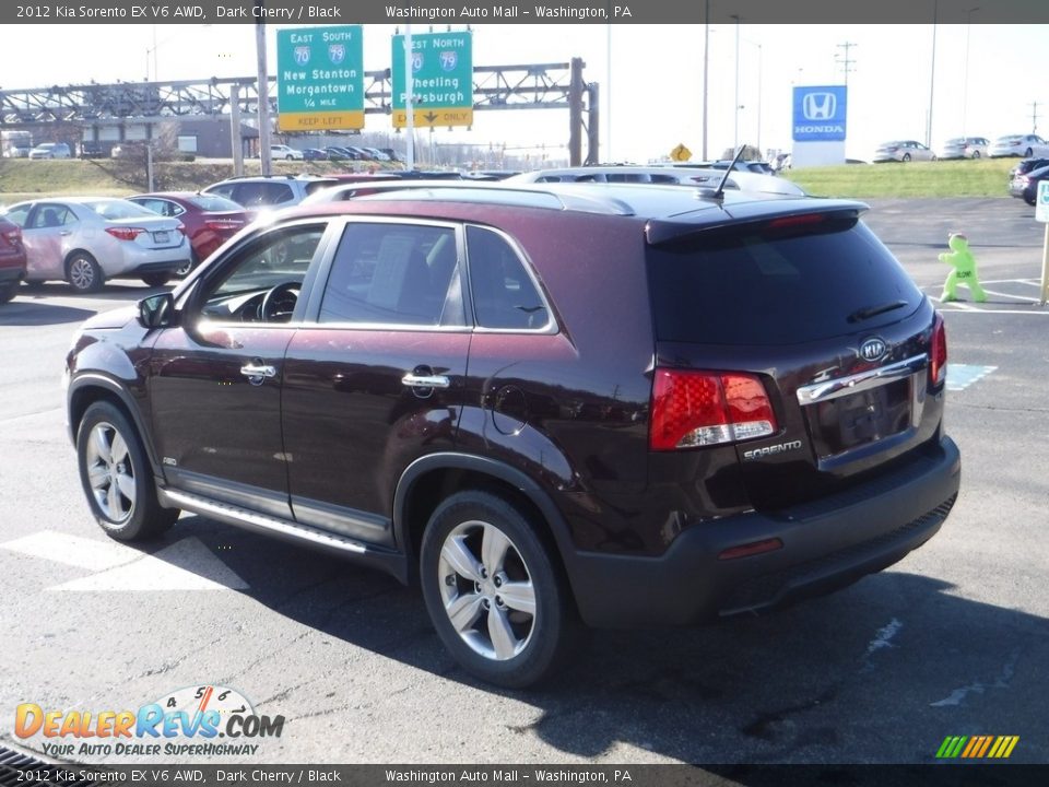 2012 Kia Sorento EX V6 AWD Dark Cherry / Black Photo #7