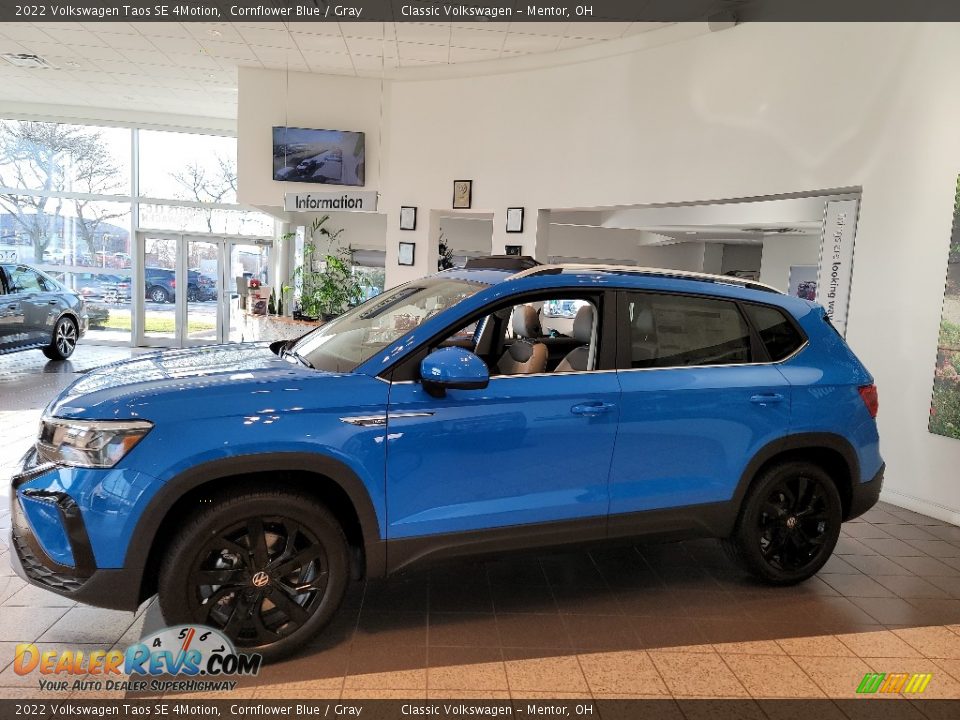 Cornflower Blue 2022 Volkswagen Taos SE 4Motion Photo #3