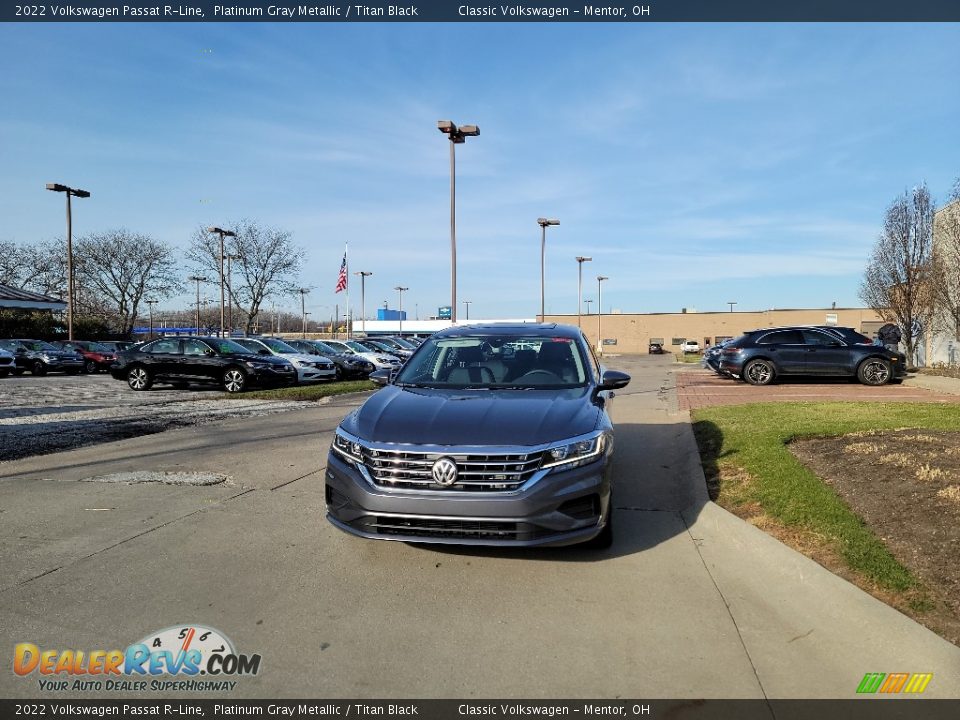 2022 Volkswagen Passat R-Line Platinum Gray Metallic / Titan Black Photo #1