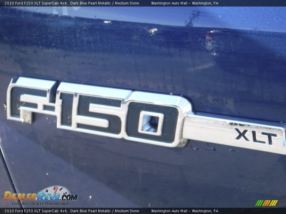 2010 Ford F150 XLT SuperCab 4x4 Dark Blue Pearl Metallic / Medium Stone Photo #4