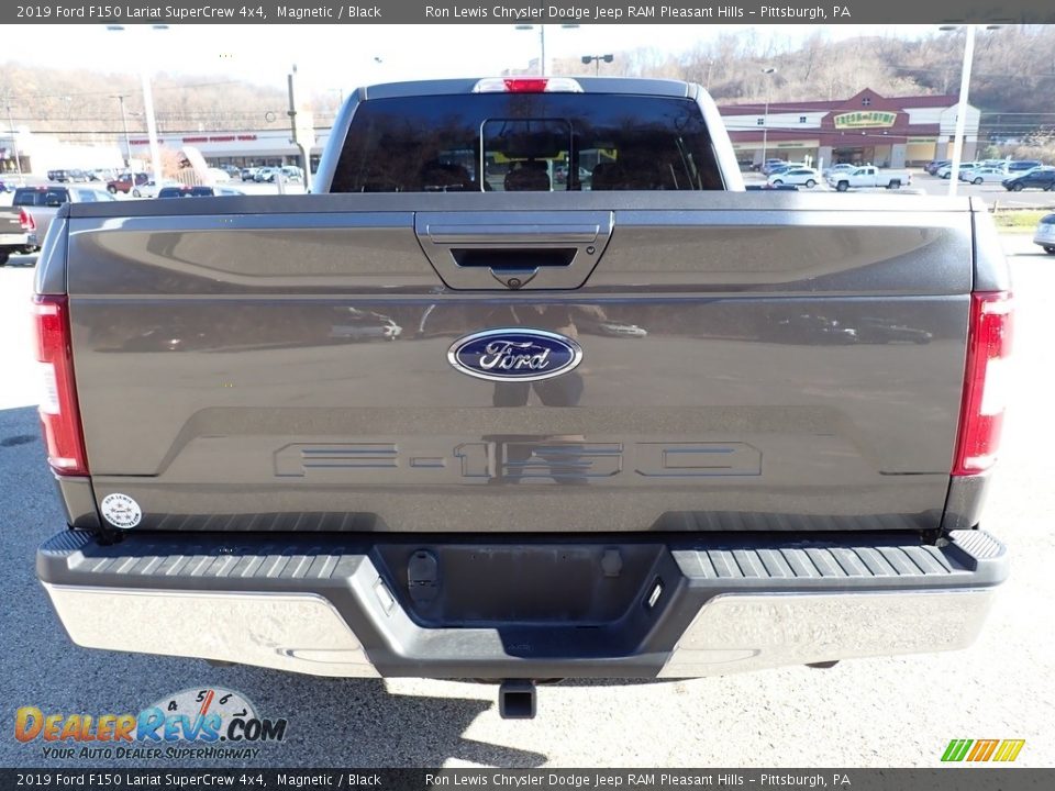 2019 Ford F150 Lariat SuperCrew 4x4 Magnetic / Black Photo #4