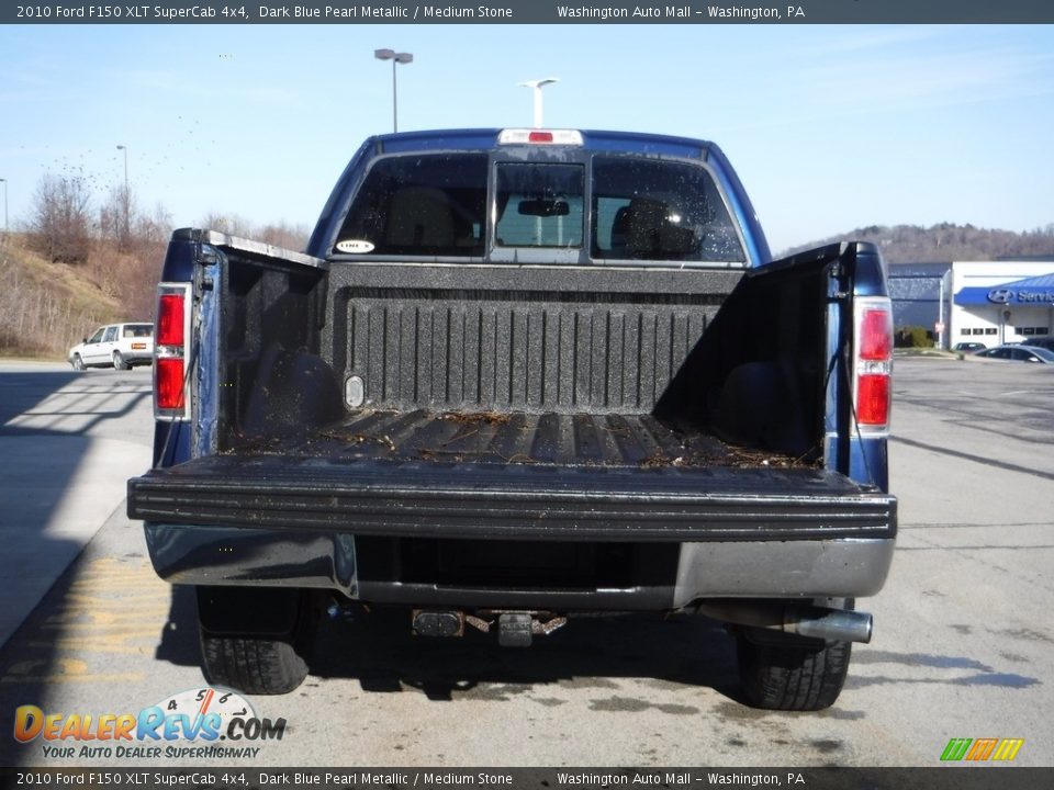 2010 Ford F150 XLT SuperCab 4x4 Dark Blue Pearl Metallic / Medium Stone Photo #12