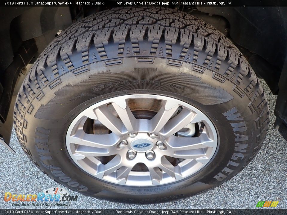 2019 Ford F150 Lariat SuperCrew 4x4 Magnetic / Black Photo #9