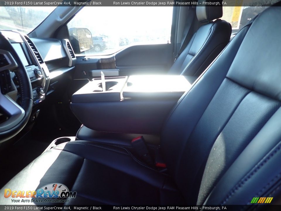 2019 Ford F150 Lariat SuperCrew 4x4 Magnetic / Black Photo #10