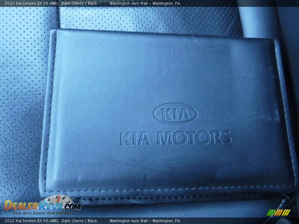 2012 Kia Sorento EX V6 AWD Dark Cherry / Black Photo #26