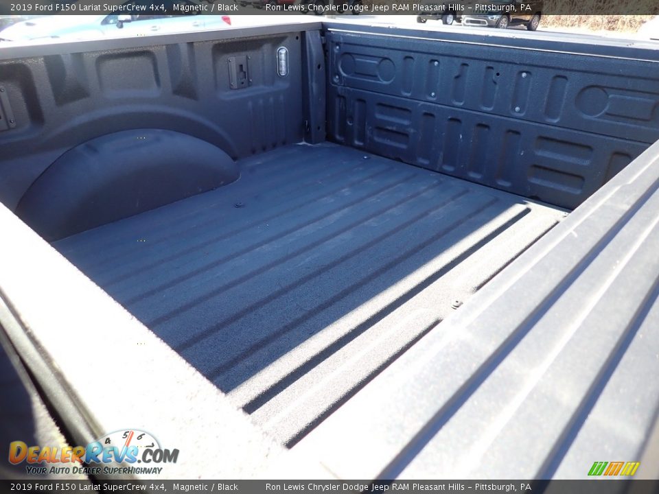 2019 Ford F150 Lariat SuperCrew 4x4 Magnetic / Black Photo #13