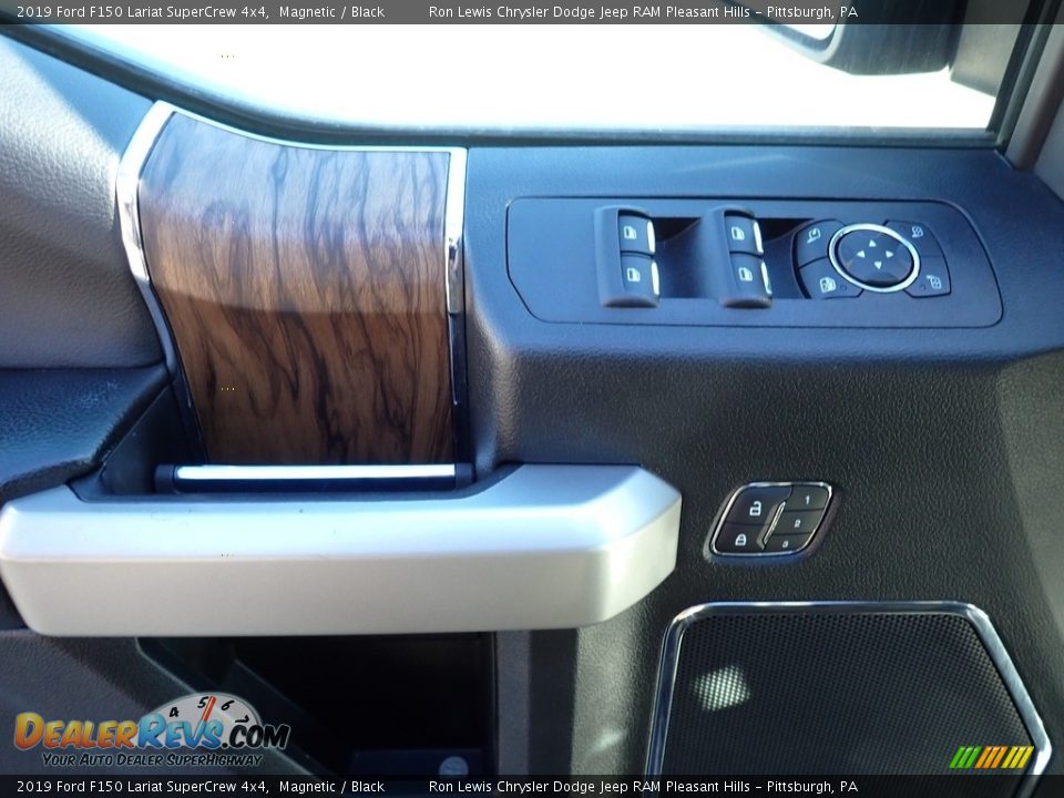 2019 Ford F150 Lariat SuperCrew 4x4 Magnetic / Black Photo #14