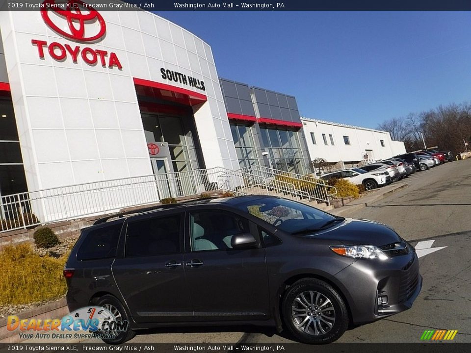 2019 Toyota Sienna XLE Predawn Gray Mica / Ash Photo #2