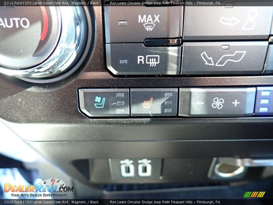 2019 Ford F150 Lariat SuperCrew 4x4 Magnetic / Black Photo #18