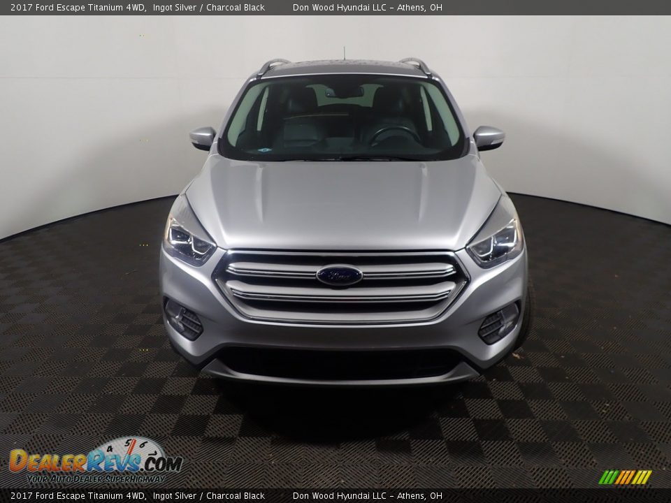 2017 Ford Escape Titanium 4WD Ingot Silver / Charcoal Black Photo #6