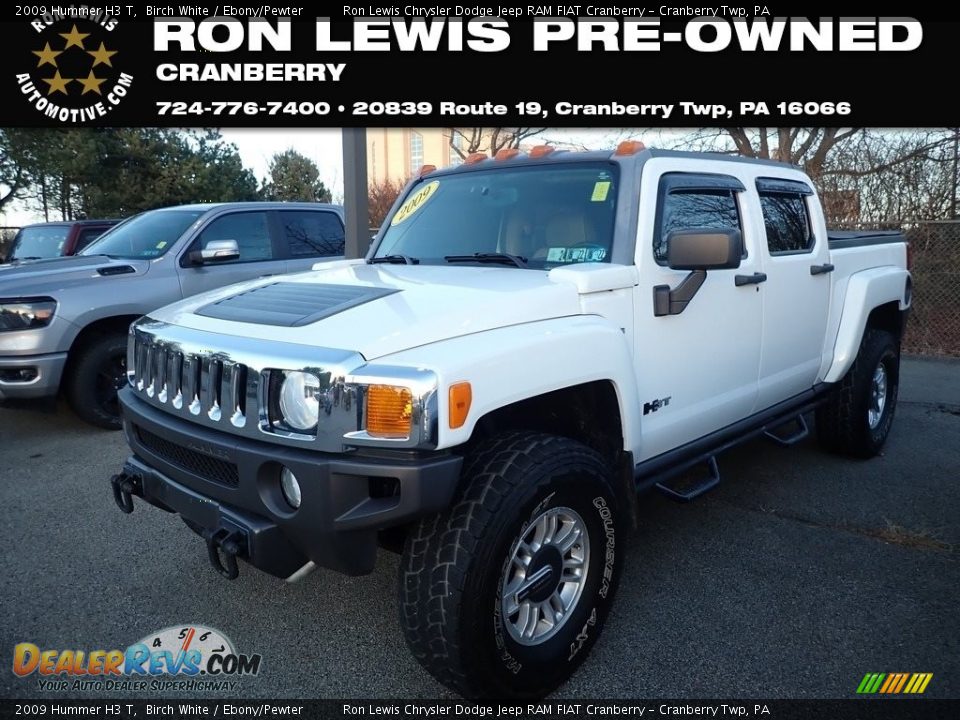 2009 Hummer H3 T Birch White / Ebony/Pewter Photo #1