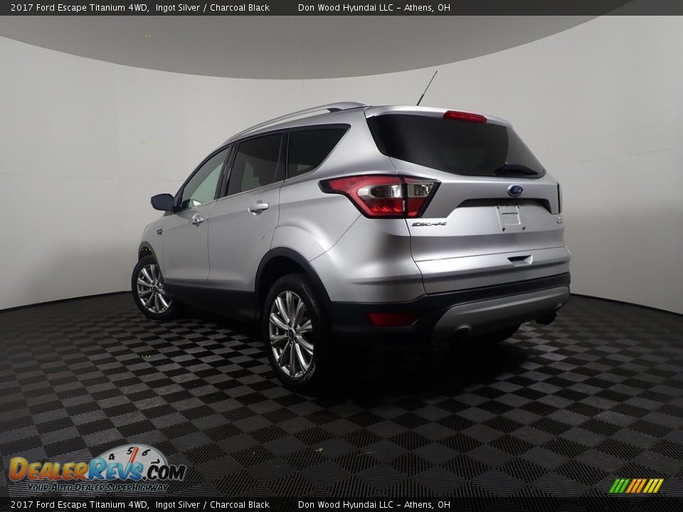 2017 Ford Escape Titanium 4WD Ingot Silver / Charcoal Black Photo #12