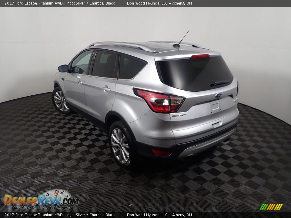 2017 Ford Escape Titanium 4WD Ingot Silver / Charcoal Black Photo #13