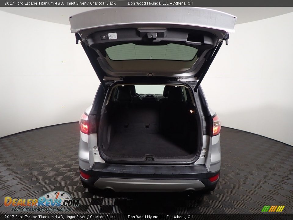 2017 Ford Escape Titanium 4WD Ingot Silver / Charcoal Black Photo #15