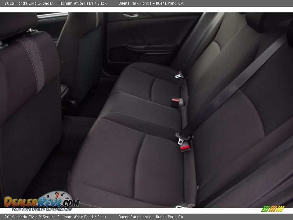 2019 Honda Civic LX Sedan Platinum White Pearl / Black Photo #4