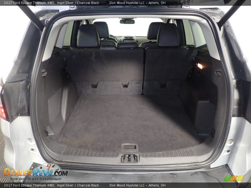 2017 Ford Escape Titanium 4WD Ingot Silver / Charcoal Black Photo #17