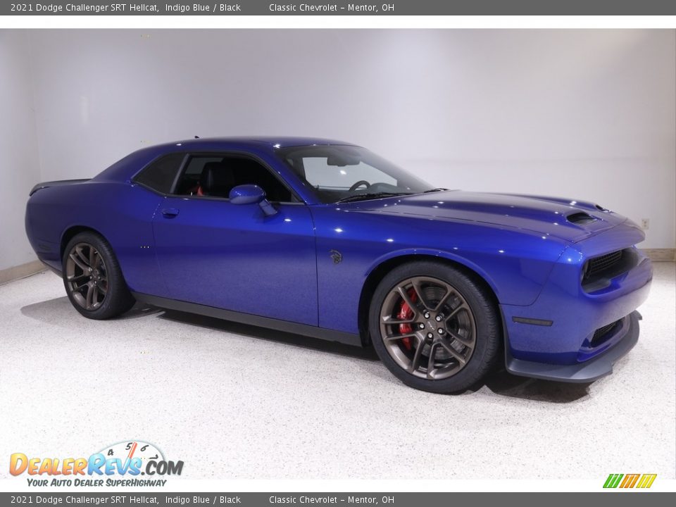 Indigo Blue 2021 Dodge Challenger SRT Hellcat Photo #1