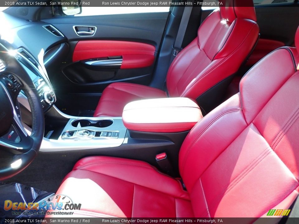 Front Seat of 2018 Acura TLX Sedan Photo #11