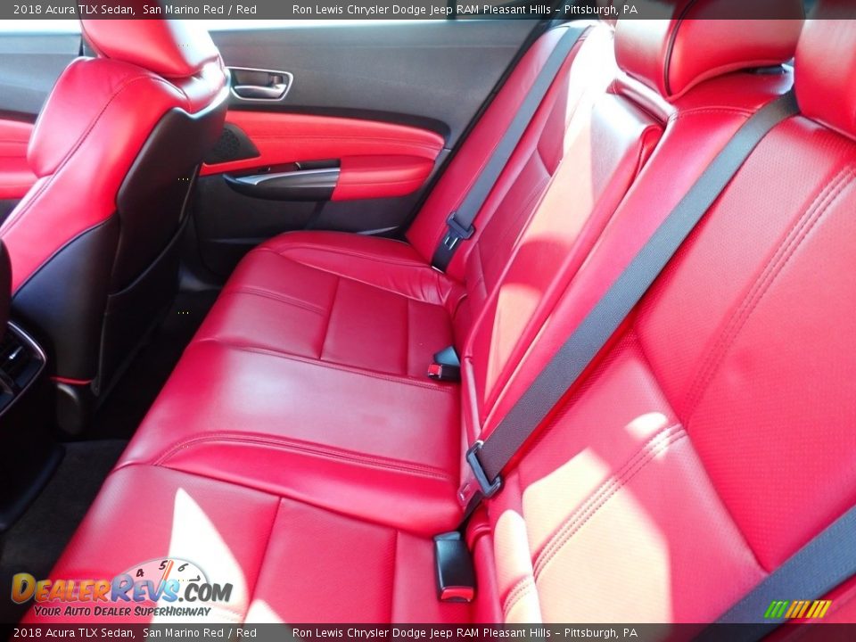 Rear Seat of 2018 Acura TLX Sedan Photo #12