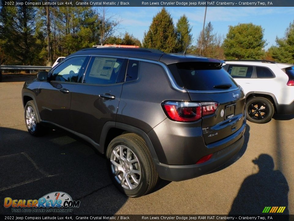 2022 Jeep Compass Latitude Lux 4x4 Granite Crystal Metallic / Black Photo #8