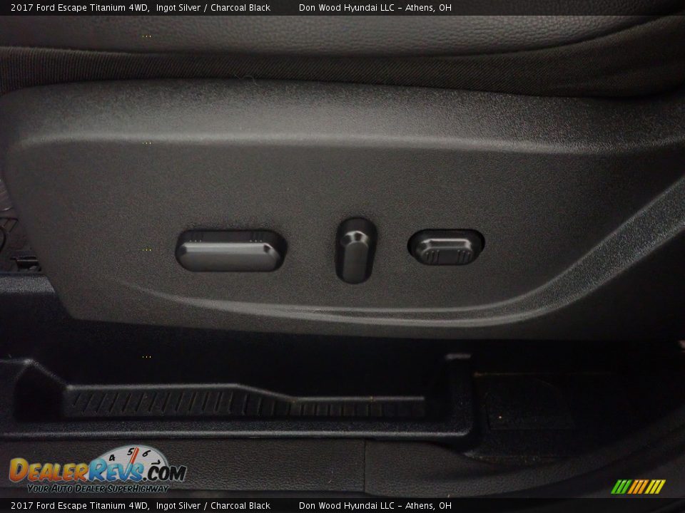 2017 Ford Escape Titanium 4WD Ingot Silver / Charcoal Black Photo #26