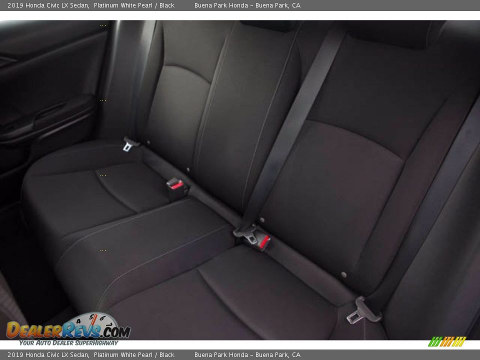 2019 Honda Civic LX Sedan Platinum White Pearl / Black Photo #19