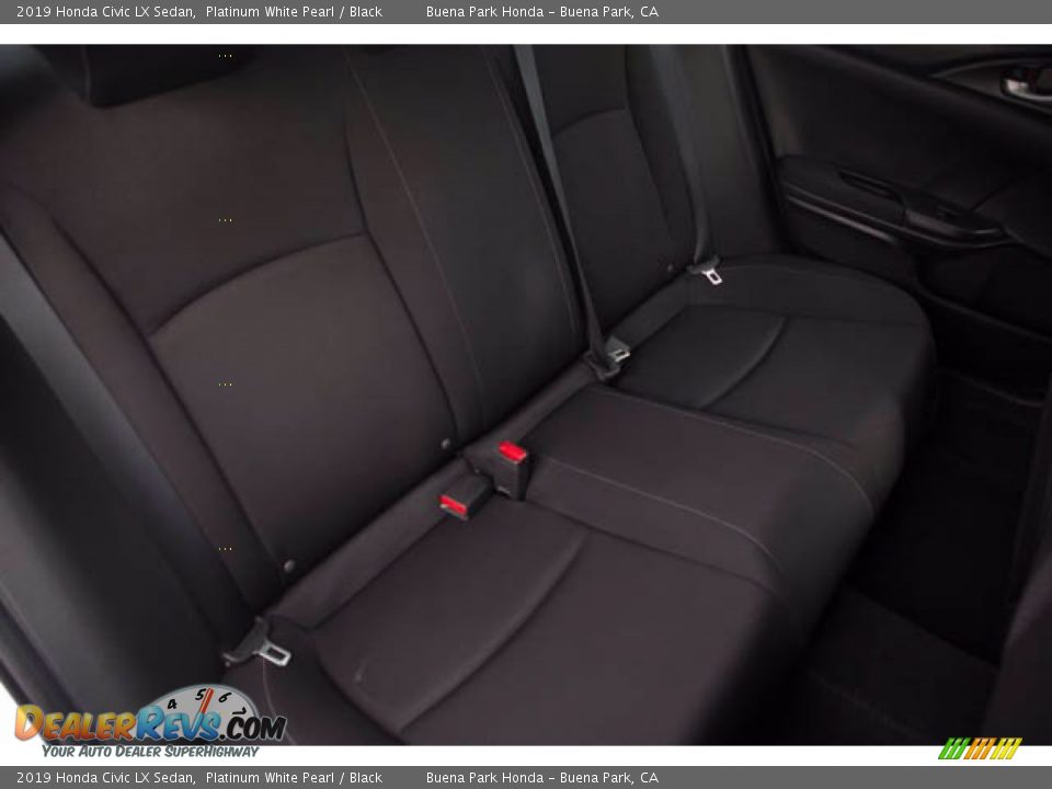 2019 Honda Civic LX Sedan Platinum White Pearl / Black Photo #22