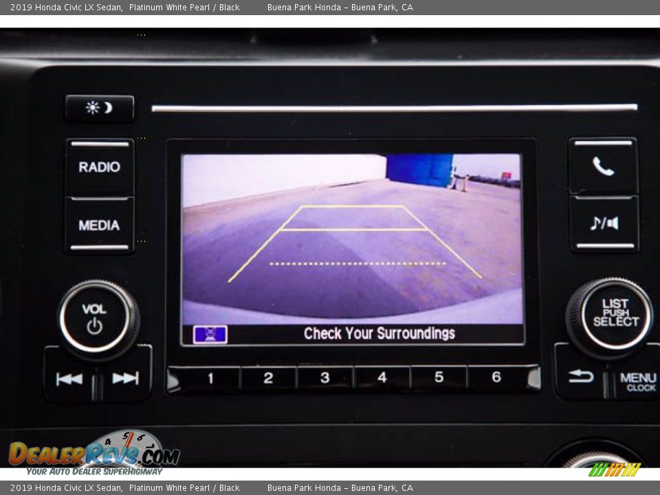 2019 Honda Civic LX Sedan Platinum White Pearl / Black Photo #27