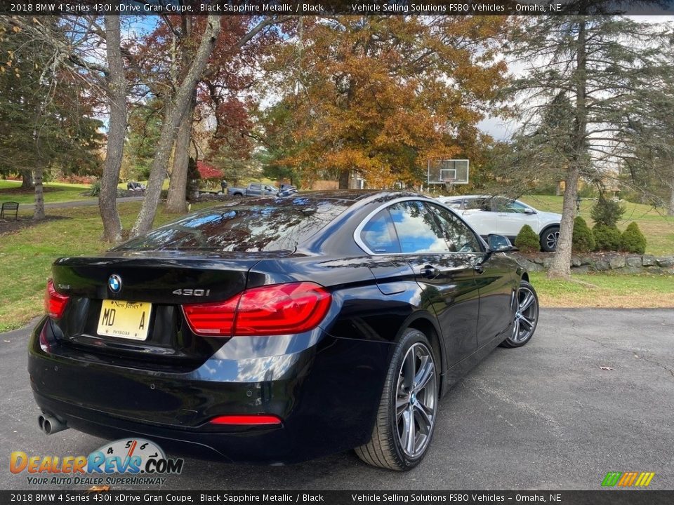 2018 BMW 4 Series 430i xDrive Gran Coupe Black Sapphire Metallic / Black Photo #2