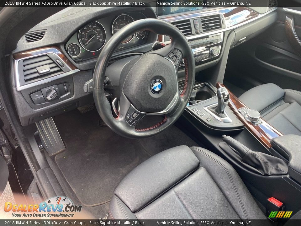 Front Seat of 2018 BMW 4 Series 430i xDrive Gran Coupe Photo #3