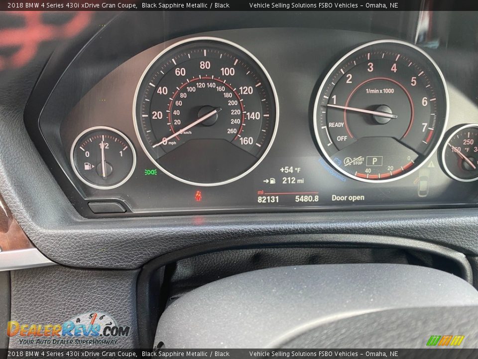 2018 BMW 4 Series 430i xDrive Gran Coupe Gauges Photo #4