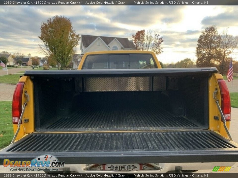 1989 Chevrolet C/K K1500 Silverado Regular Cab 4x4 Adobe Gold Metallic / Gray Photo #10