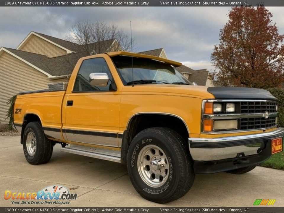 Adobe Gold Metallic 1989 Chevrolet C/K K1500 Silverado Regular Cab 4x4 Photo #14