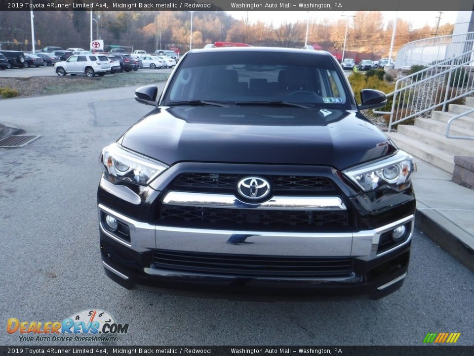 2019 Toyota 4Runner Limited 4x4 Midnight Black metallic / Redwood Photo #12