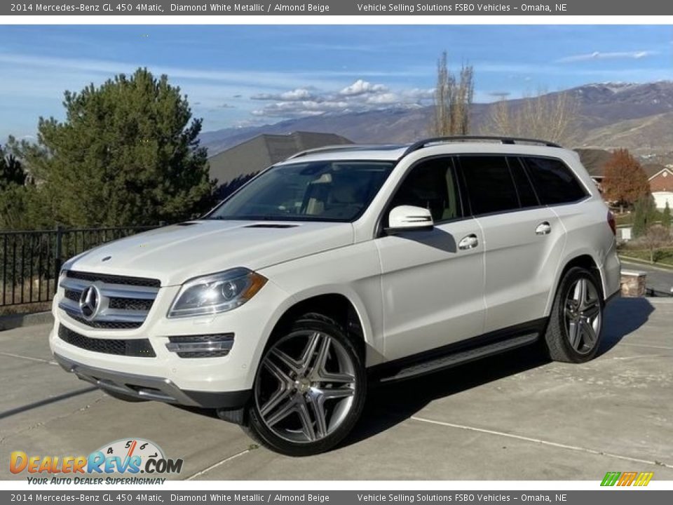 2014 Mercedes-Benz GL 450 4Matic Diamond White Metallic / Almond Beige Photo #1