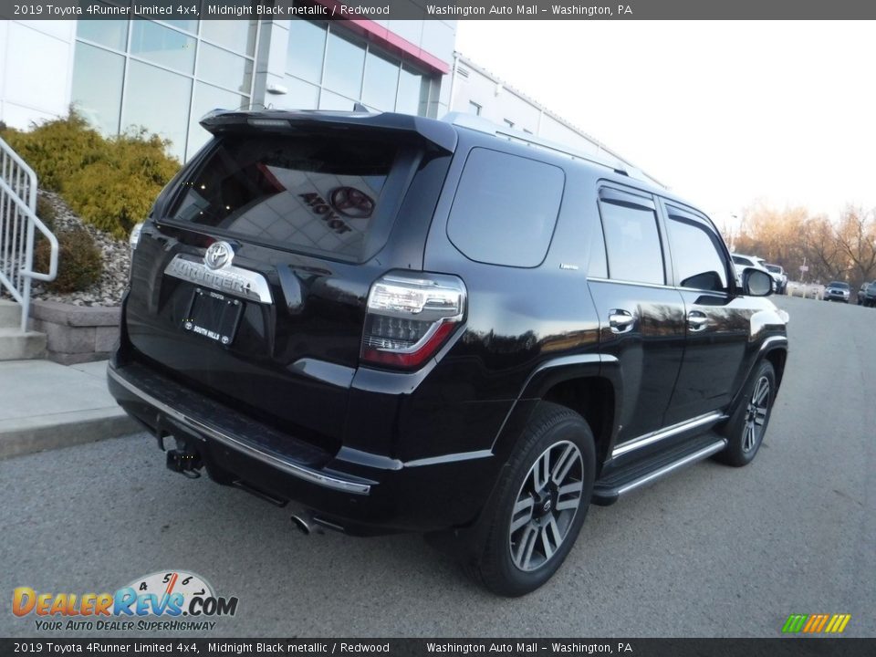 2019 Toyota 4Runner Limited 4x4 Midnight Black metallic / Redwood Photo #18