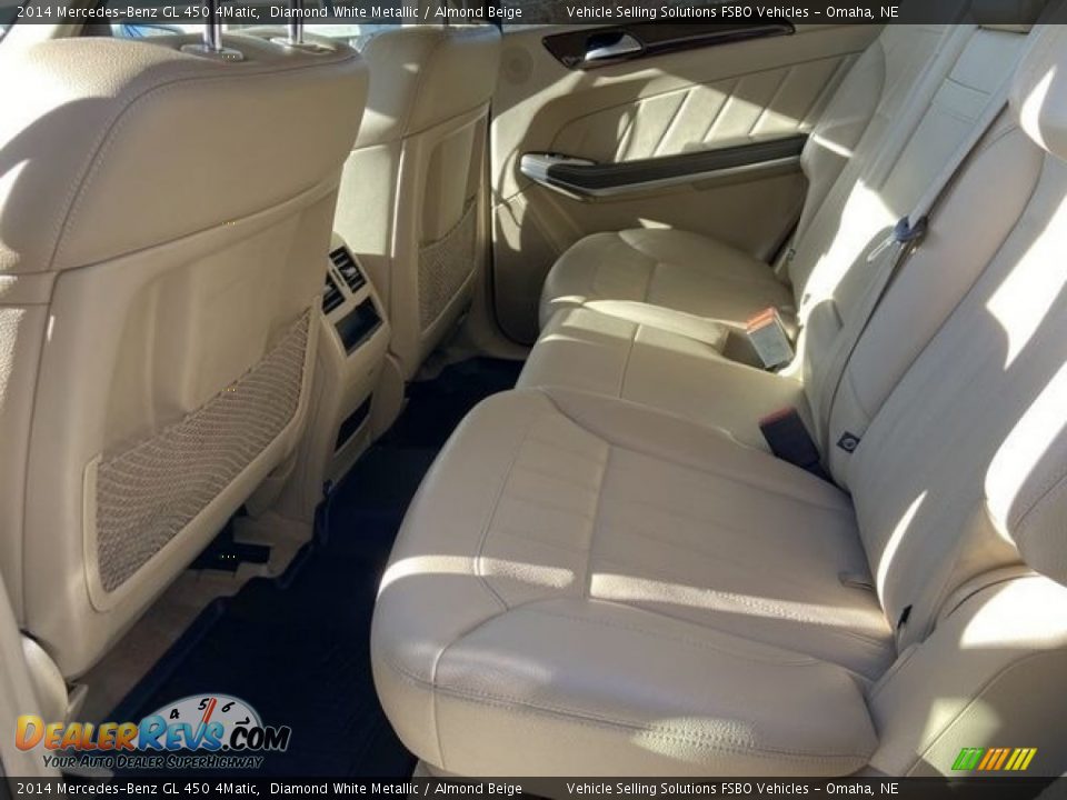 2014 Mercedes-Benz GL 450 4Matic Diamond White Metallic / Almond Beige Photo #6