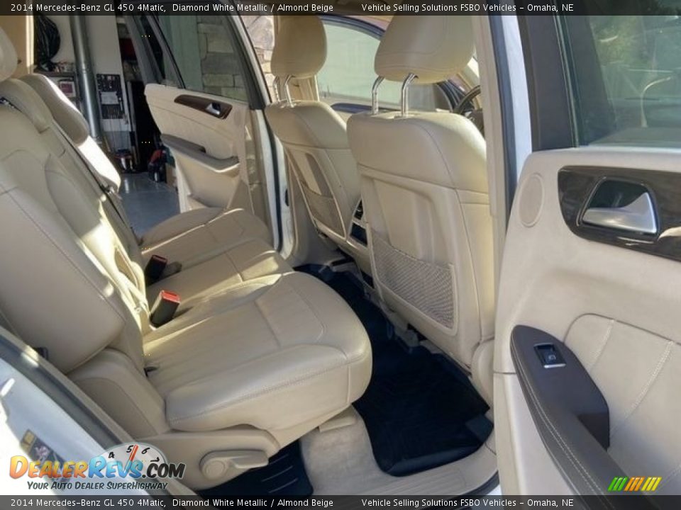 2014 Mercedes-Benz GL 450 4Matic Diamond White Metallic / Almond Beige Photo #10