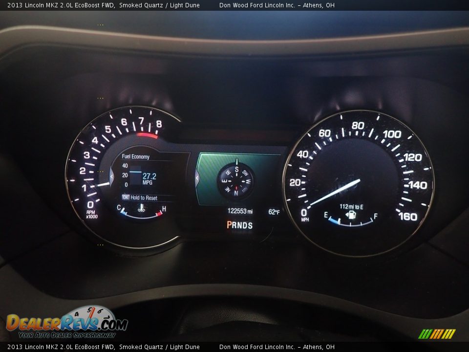 2013 Lincoln MKZ 2.0L EcoBoost FWD Gauges Photo #28