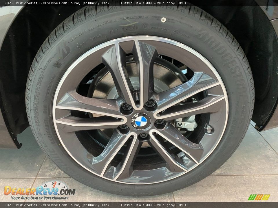 2022 BMW 2 Series 228i xDrive Gran Coupe Jet Black / Black Photo #3