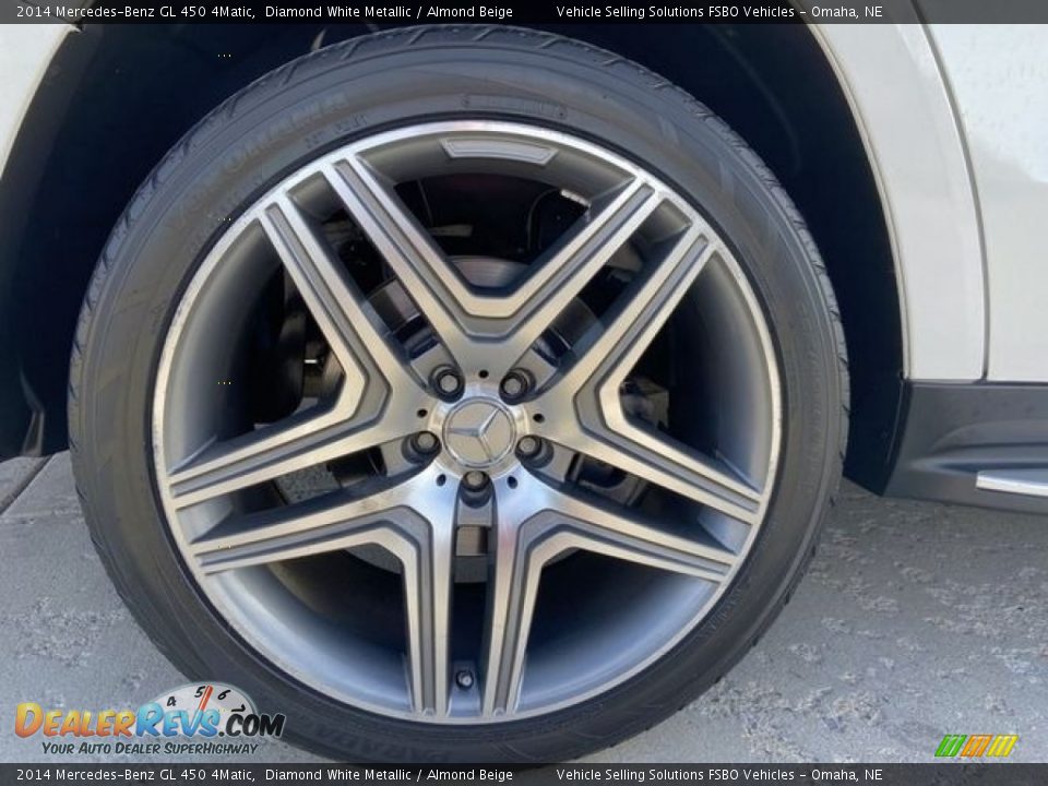 2014 Mercedes-Benz GL 450 4Matic Diamond White Metallic / Almond Beige Photo #19
