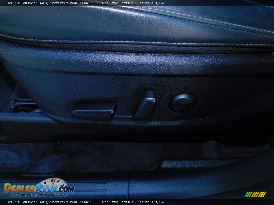 2020 Kia Telluride S AWD Snow White Pearl / Black Photo #12