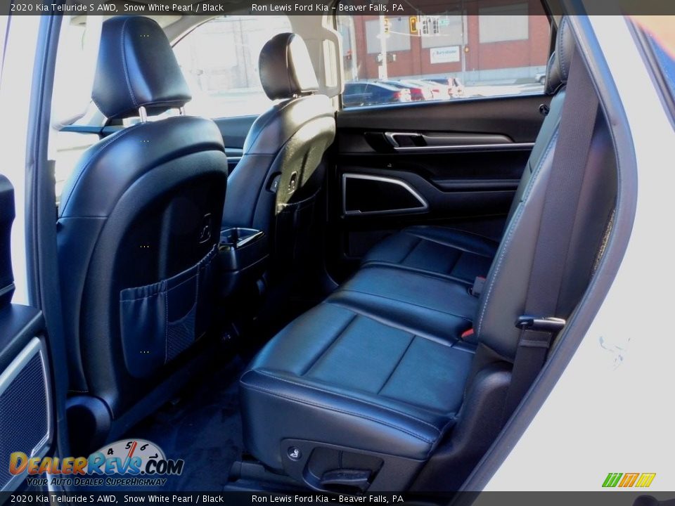 2020 Kia Telluride S AWD Snow White Pearl / Black Photo #13