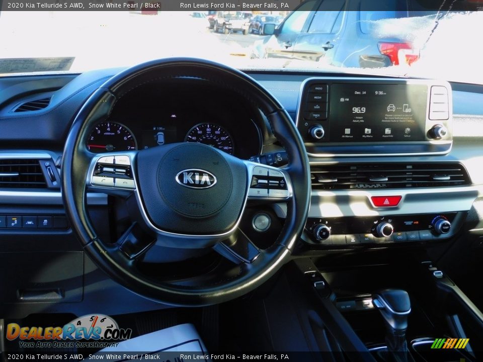 2020 Kia Telluride S AWD Snow White Pearl / Black Photo #15